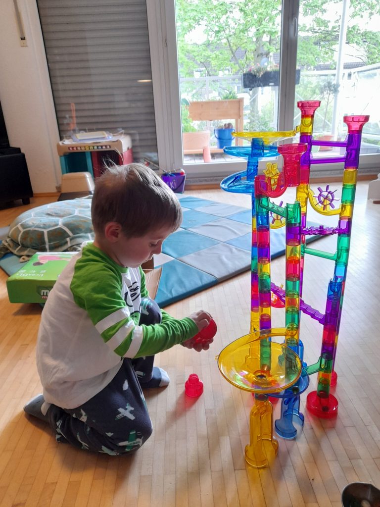 Product Review: Plastic Marble Run - Lyonessandcub