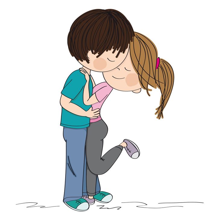 young man and girl embracing each other