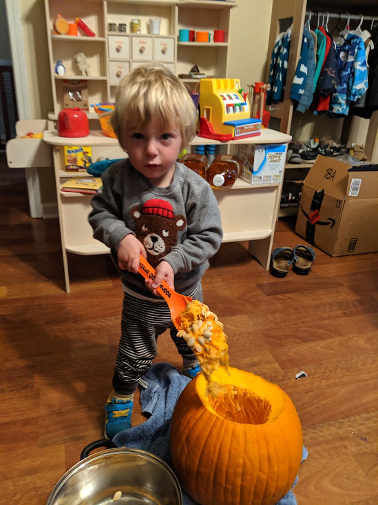 … Carve a Pumpkin With Your Toddler?