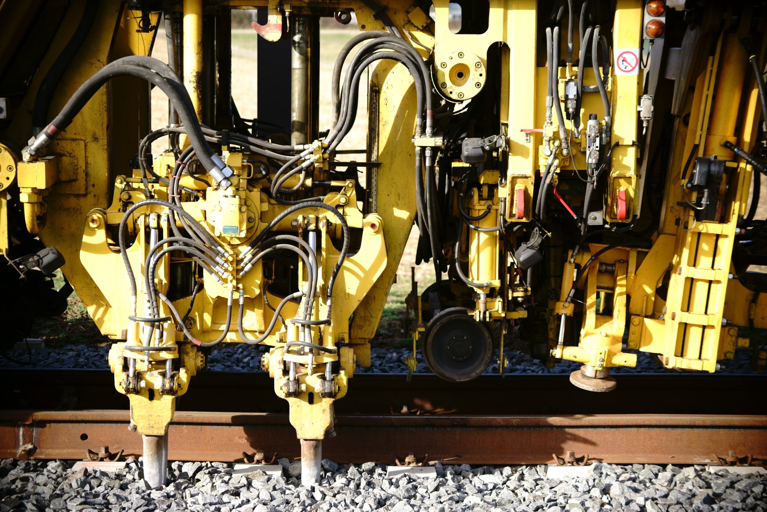 sleeper unit of a tamping machine