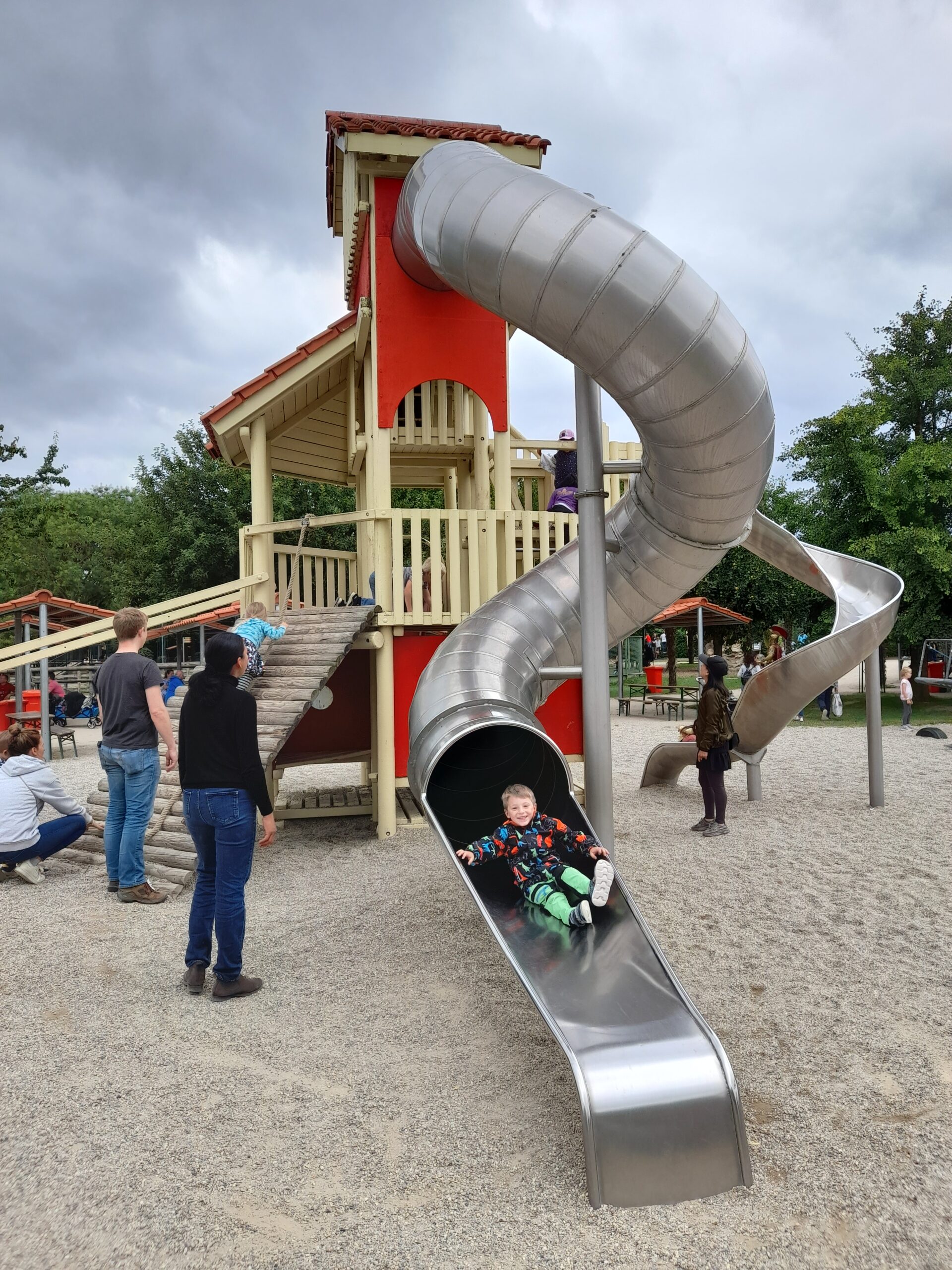slide at Irrland Amusement Park